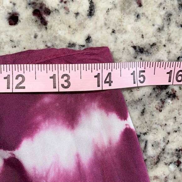 KORI America Tie Dyed Rayon Maxi Skirt Slits Pull On Size Large - Picture 7 of 8